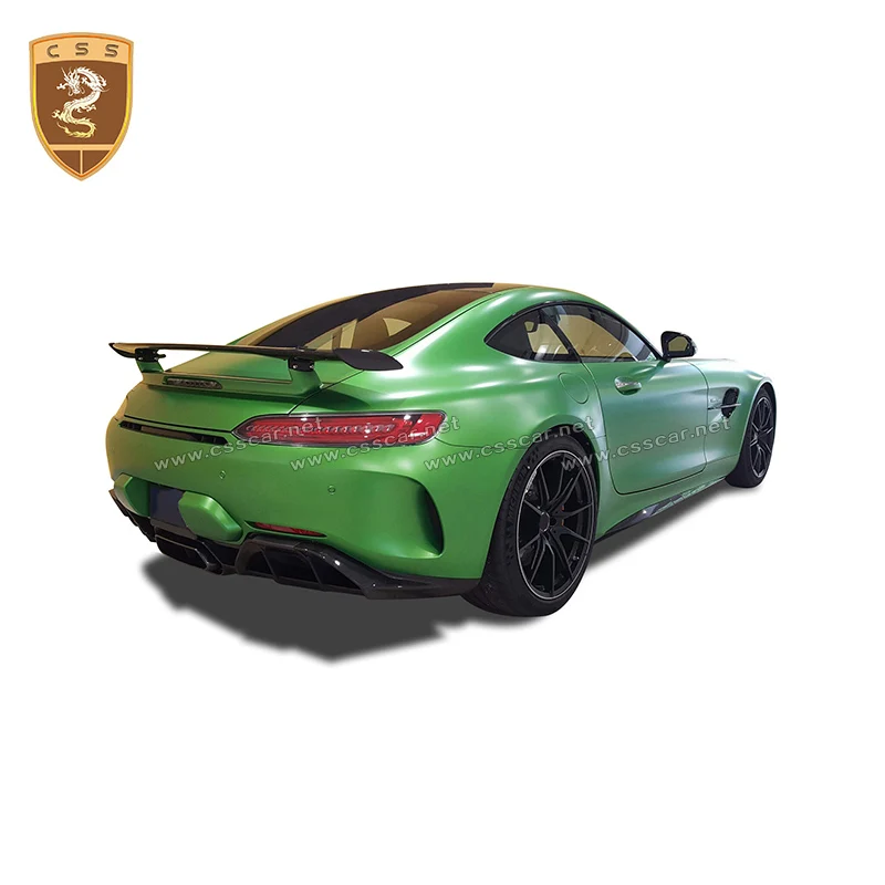 Задний спойлер из настоящего углеродного волокна для Mercedes Benz AMG GT Change GTR|Спойлеры