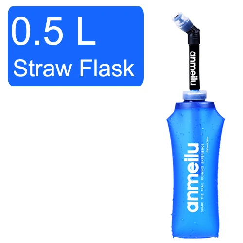 500ML straw flask Резервуар для воды гидратационная емкость для гидратации пакет сумка для хранения без добавления бисфенола А-0.25L 0.5L 1L 1.5L 2L 3L Бег Жилет гидратации рюкзак - Цвет: 500ML straw flask