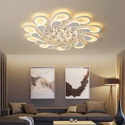 Креативная хрустальная люстра аппаратное + акриловая современная светодиодная люстра освещение для столовой гостиной спальни лампадарио
