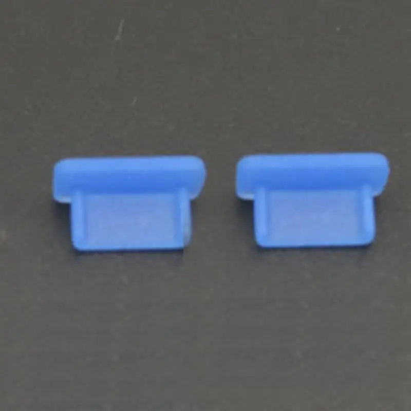 2 шт USB-C 3,1 анти-Пылезащитная заглушка для защиты от пыли мобильный Пылезащитная заглушка для телефона порты чехол для Samsung Huawei HTC type c мобильных телефонов - Цвет: Синий