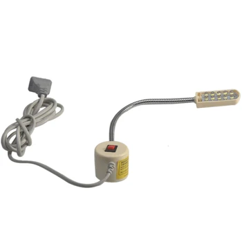 

10 LED Mounting Base Bulbs Sewing Machine Clothes Energy Saving Gooseneck For Lighting Magnetic Lamp Eyeshield Portable