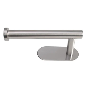 

Stainless Steel Tissue Bathroom Shelf Toilet Hanger Chrome Adhesive Wall Mount Brushed Nickel Paper Holder Roll