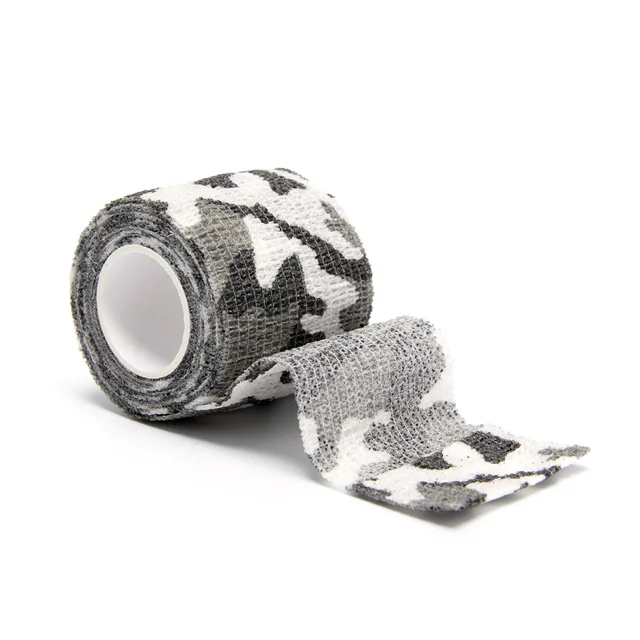 4.5m Camouflage Elastic Bandage Hunt Disguise Elastoplast Wrap Tape Self Adhesive Sports Protector Ankle Knee Finger Arm Bandage B