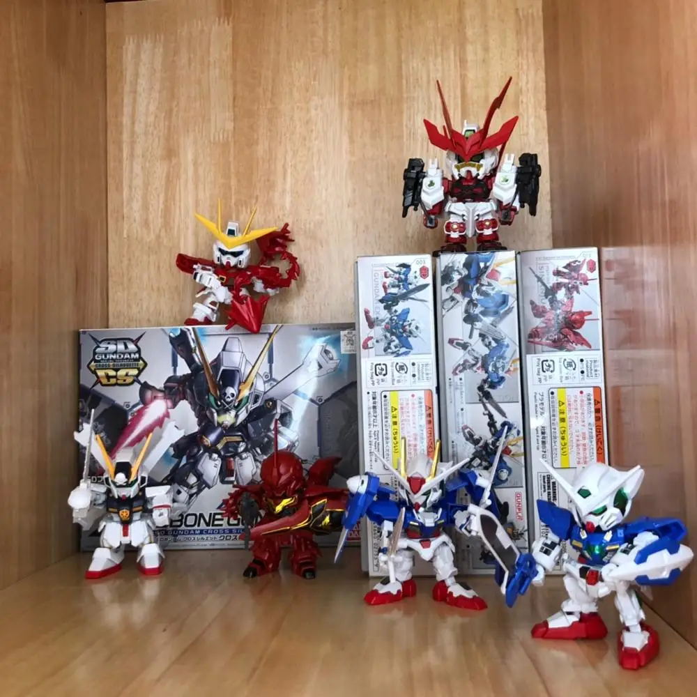 

GUNDAM SD BB BUILD BURNING Strong War Attack Sengoku Astray Lightning Warrior model kids assembled Robot Anime action figure toy