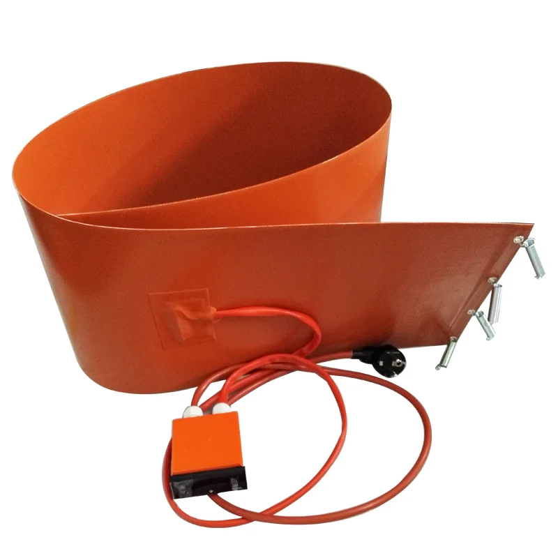220v 2000w 250*1740mm Flexible Silicone Oil Drum Heater Silicon Heater