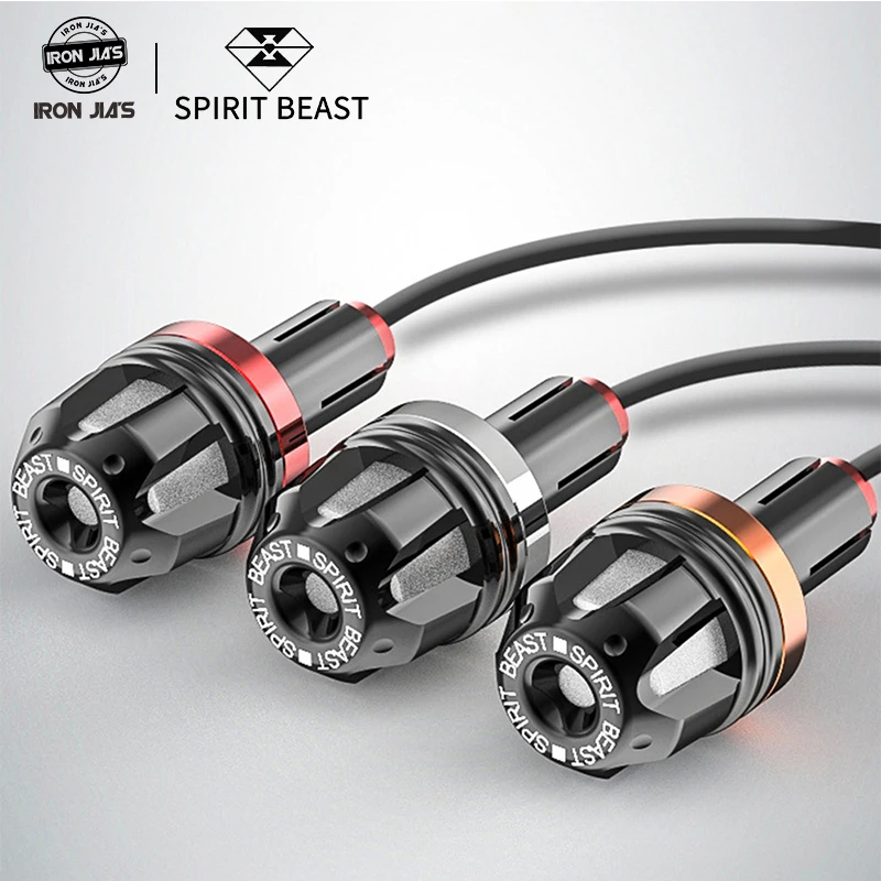 

SPIRIT BEAST Original Motorcycle Lighting Grips Plug Hand Lighting Grip Set Universal Motocross Accessories Handlebars Grip L2