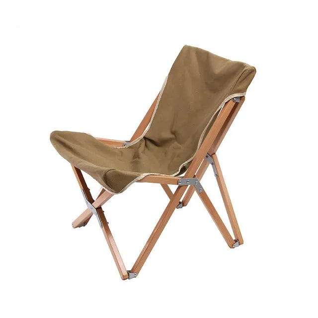 Folding Butterfly Chair Fabric Cushion Upholstery Living Room Furniture Modern Butterfly Lounge Leisure Chair Frame Solid Wood Beach Chairs Aliexpress