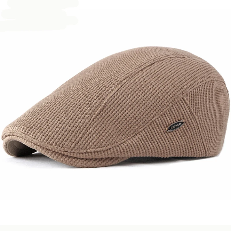 Beret Cap Autumn Winter Hat Caps for Men Women Adjustable Flat Cap Solid Knitted Beret hat woolen beret
