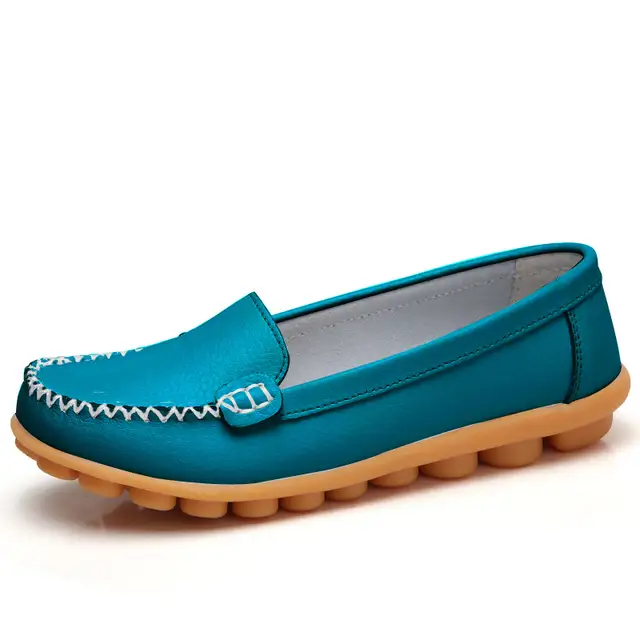 ballet flats with teal bottom