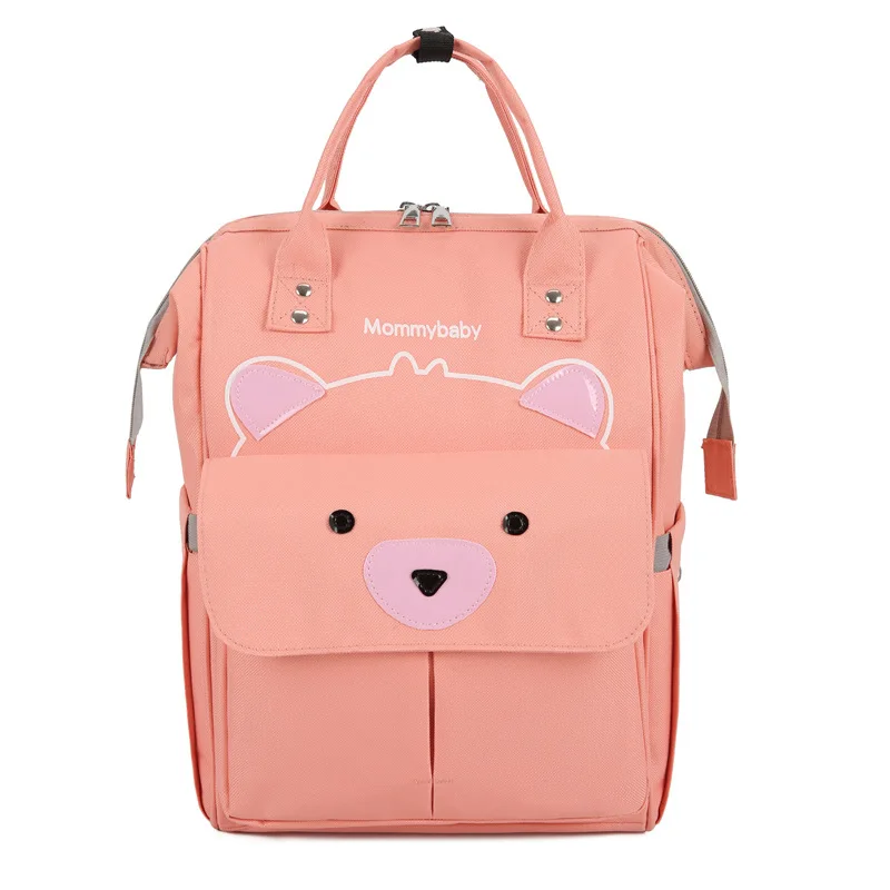 Snailhouse портативная посылка для матери и ребенка, новая Обновленная сумка для подгузников, большая емкость, сумки для мам, сумка для пеленки для ухода, рюкзак для путешествий - Цвет: Pink-Xiong