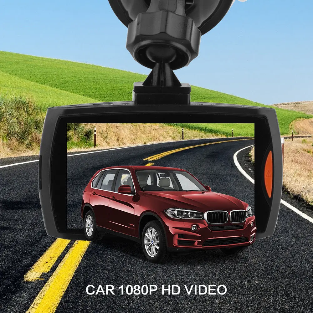 2 7 ″ Автомобильная DVR камера FHD 1080P 170 градусов видео регистраторы двойной