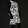 Summer Men's Sets Mushroom Print Reflective Tank Top Elasticity Breathable Sleeveless TShirt Sportswear Shorts Joggers tracksuit 4