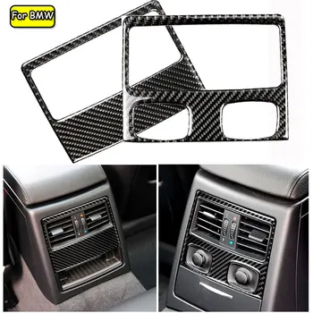 

Carbon Fiber Car Rear Air Conditioning Outlet Panel Frame Trim Decoration for BMW E90 3 Series 2005-2012 320i 325i Combination