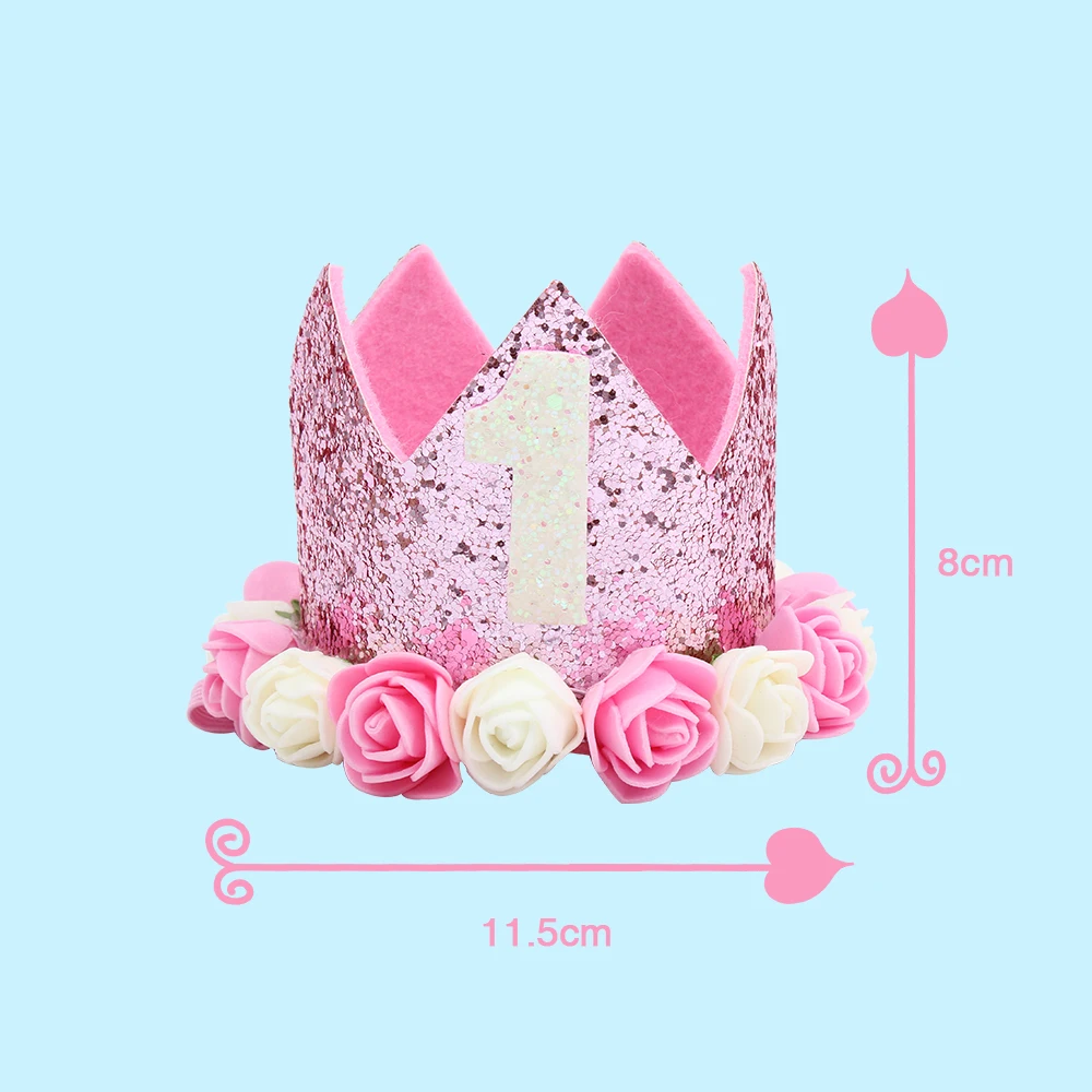 Birthday Crown Pet Hat for Dogs/Cats Party Letter Print Dog Cap for Puppy Kitten Cute Pet Headwears Decorative Pet Accessories