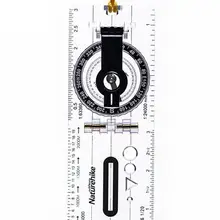 Наружные инструменты складной компас наполнение циферблат прозрачный Высокая точность карта позиционирования компас