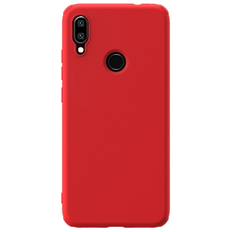 Ударопрочный ТПУ чехол для смартфона Redmi Note 7 / Redmi Note 7 Pro, NILLKIN Мягкий защитный чехол - Цвет: Red