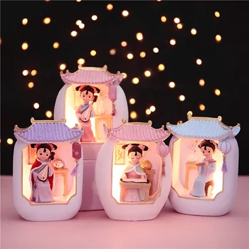 

2020 New 1pcs Qing dynasty Ge Ge Series Wedding Design,Birthday Party Gifts For Child Or Girl,Night Light Home Decoration