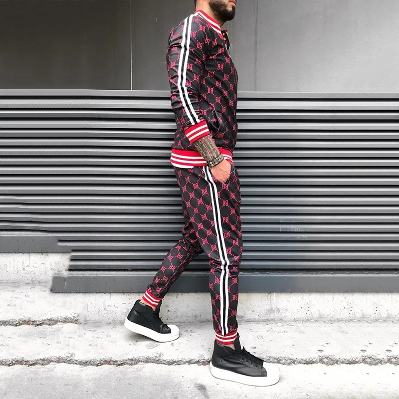 Hot Product Men's two items, sportswear jogging, men's sports hoodies + pants, men's sports suits, hoodies, bodybuilding, men's suits