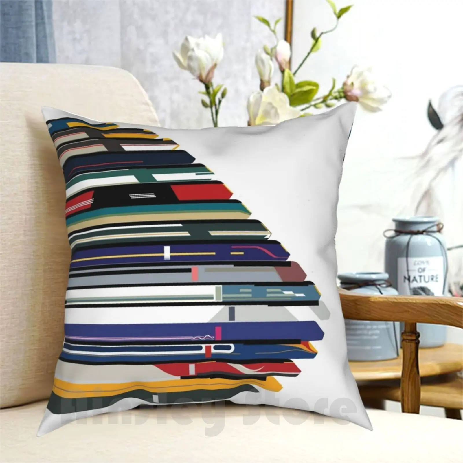 Intercity 125 Outline In Livetree Federa Stampata Home Soft Throw Pillow Intercity Livy Hst 125 British Rail Class