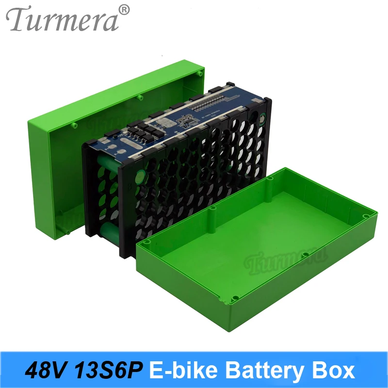 Turmera 48V E-bike Lithium Battery Case with 20A Balance BMS Include Holder and Nickel For 13S6P 18650 Electric Bike Use |