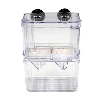 

Acrylic Suspending Hatch Baby Fish Box For Aquarium Guppy Betta Fishes Breeding Box and Seperation Box