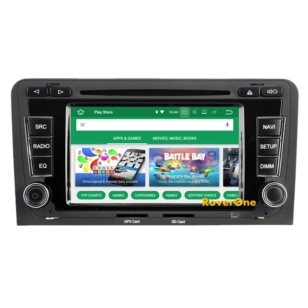 RoverOne Android 9,0 Автомобильная Мультимедийная система для Audi A3 S3 RS3 Радио Стерео DVD gps навигация мультимедийный музыкальный проигрыватель PhoneLink