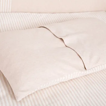 

New Baby Color Cotton Thick Striped Pillow Envelope Pillow Cassia Core Pillow Size 30*50cm Mother and Baby Supplies
