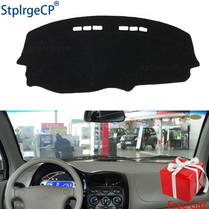 Защитный коврик для приборной панели Chery QQ A1 QQ3 QQ6 Sweet IQ MVM110 2008 2011|Наклейки на