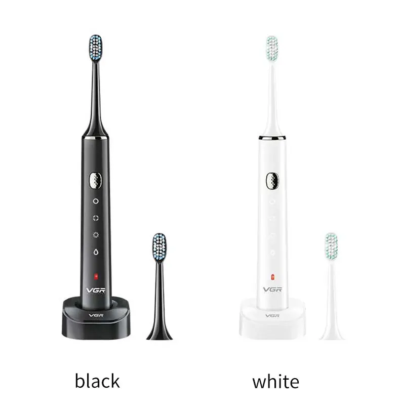 VGR Sonic Electric Toothbrush USB Charging Smart Adult Waterproof Massage Whitening Acoustic Wave VGR Sonic Electric Toothbrush USB Charging Smart Adult Waterproof Massage Whitening Acoustic Wave