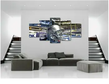 

Stadium Canvas Prints Painting Wall Art Sport Home Decor 5 Pieces Paintings Prints Poster Modular Framework