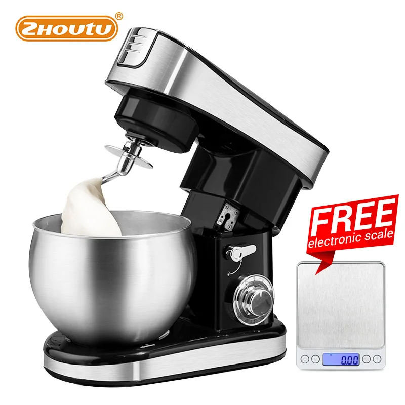 Миксер Zhoutu 1500 л планетарный миксер Электрический из нержавеющей стали с чашей