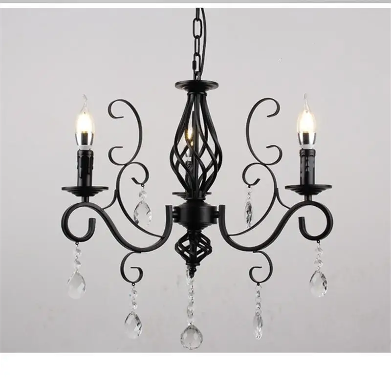 Lustre Hanglampen Винтаж Lampara де Techo Colgante Moderna Хрустальный потолочный светильник Suspendu Luminaria подвесной светильник в стиле лофт