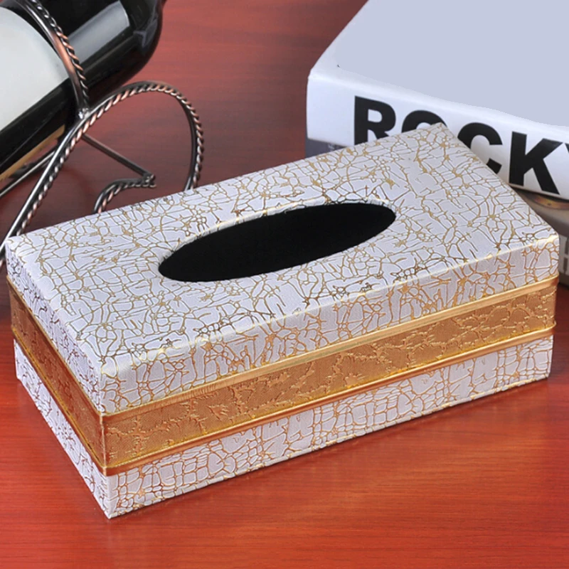 

Facial Tissue Box Rectangular Napkin Holder Creative Soft Polyurethane Household Car Tray S/M/L Waterproof