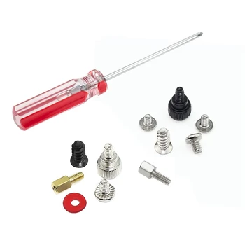 

300Pcs Personal Computer Screw Standoffs Set Assortment Kit with a Screwdriver for Hard Drive Computer Case Motherboard Fan Powe