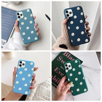 

Daisy Flower Case For Samsung Galaxy J6 2017 J4 J3 J5 J7 2016 2018 A30 A10 A40 A6 A7 A8 Plus J2 Prime J8 Cover Soft TPU