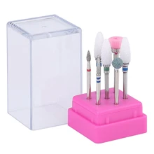 7 шт./компл. ногтей Керамика Вольфрам Сталь сплав шлифовальный набор для всей поверхности головы шлифовальный станок специальный Шлифовальная головка чистящей щетки, полировка набор инструментов