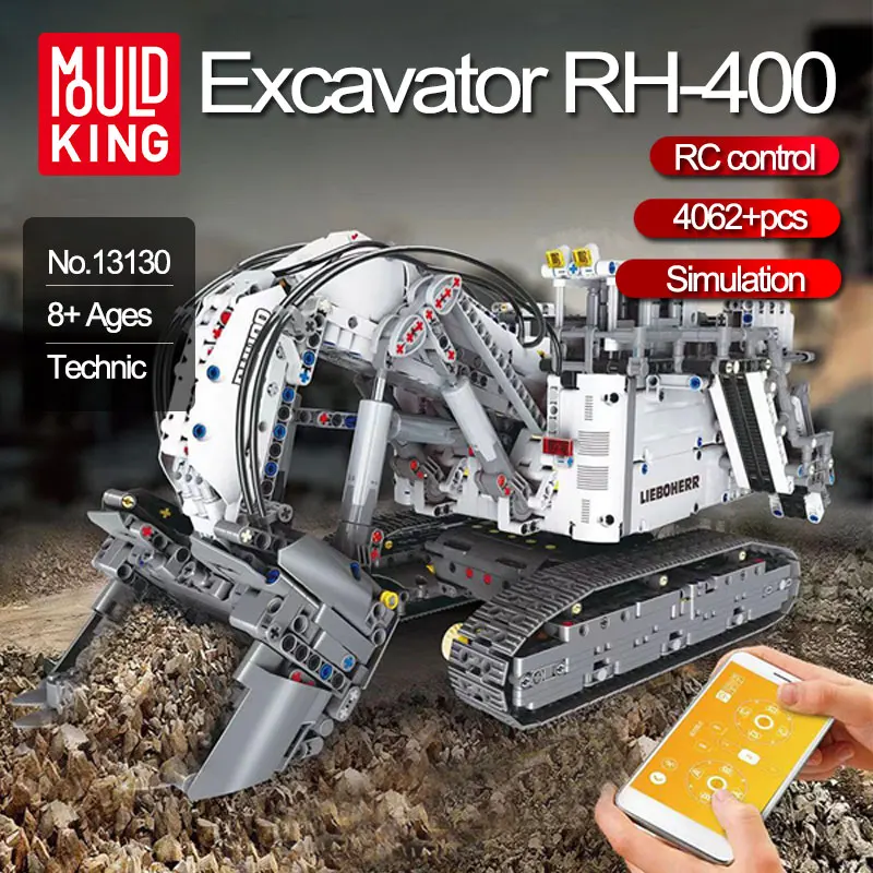 Technic 4062 шт. строительные блоки модели либгерры R9800 RH400 для горнодобывающих
