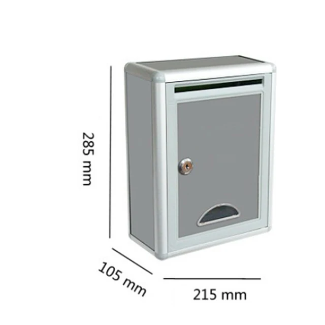 Magas Biztonsági Reteszelő Falra Szerelt Postafiók - Office Drop Box Comment Levéldoboz Betétdoboz - Image 4