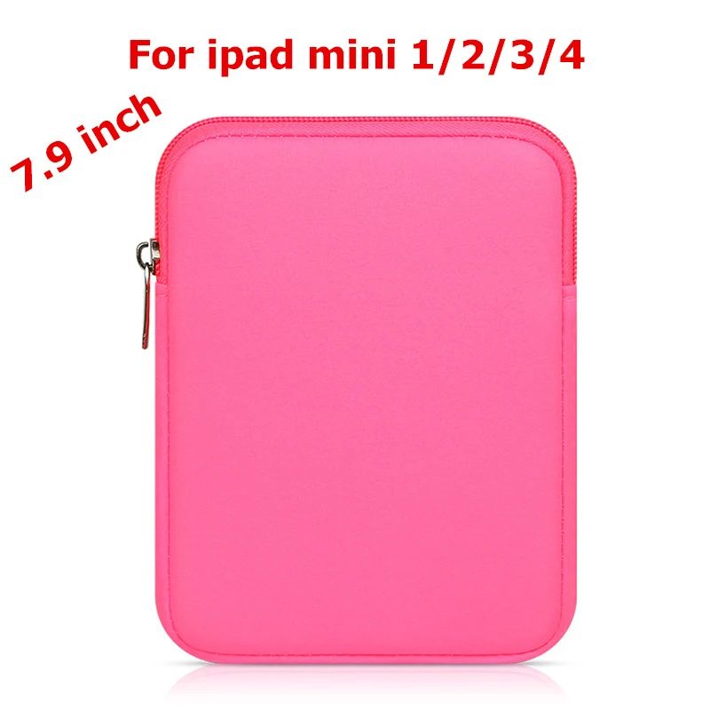 7.9 inch rose red BinFul мягкие планшеты гильзы сумка для iPad Mini 1/2/3/4 Air 1/2 крышка чехол для iPad Pro 9,7 нового iPad 9,7 для чтения электронных книг 6 - Цвет: 7.9 inch rose red