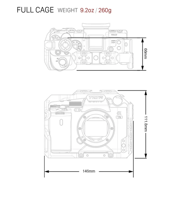Tilta Sony A7SIII A7S3 Camera Cage Full Cage / Half Cage Protect case