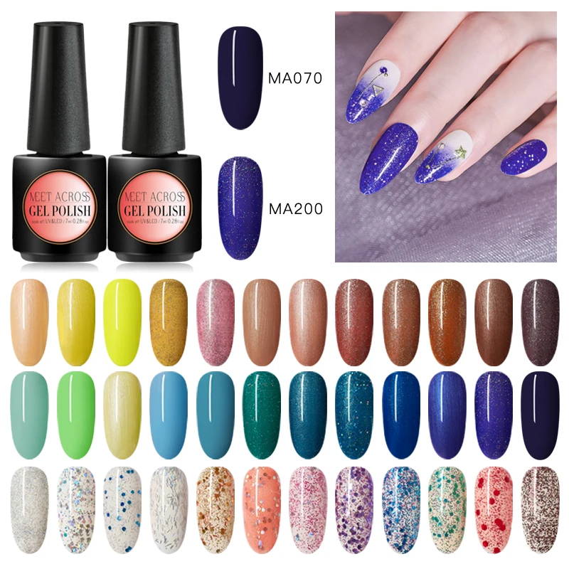 Набор гель-лаков для маникюра Vernis Top Coat UV LED Гель-лак ногтей художественный |