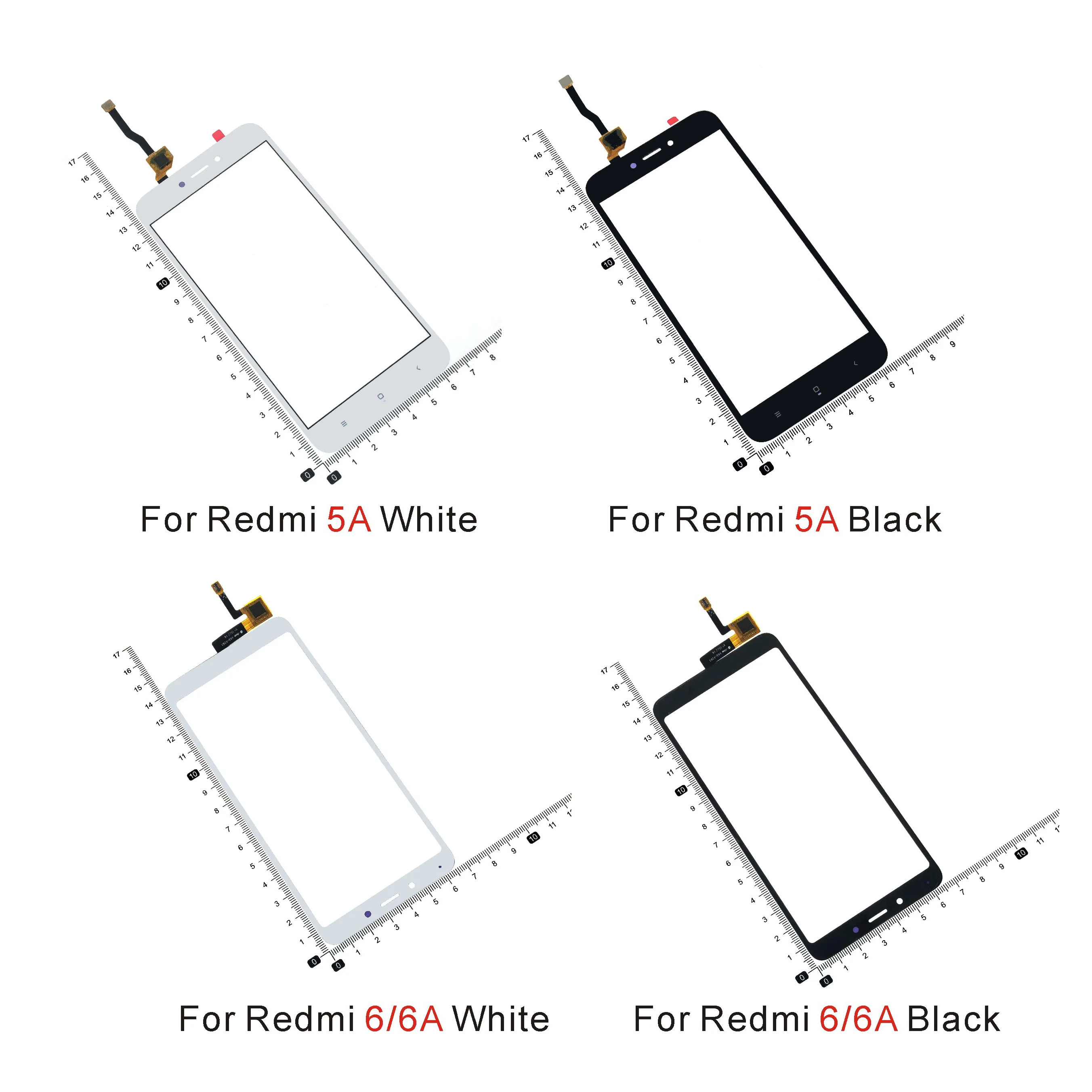 Touch Screen Digitizer Sensor Glass Panel Replacement For Xiaomi Redmi 5A 6 6A 6 Pro 7 7A lcd display replacement glass screen replacement touch screen digitizer replacement
