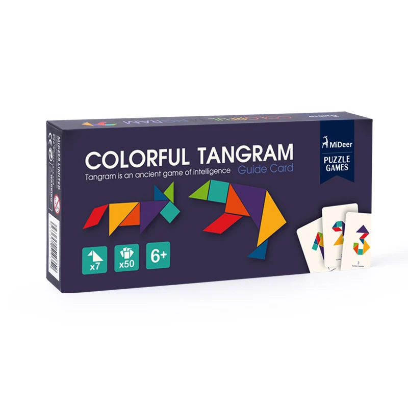 Mideer Tangram деревянный пазл игрушка головоломка для детей обучающее образование