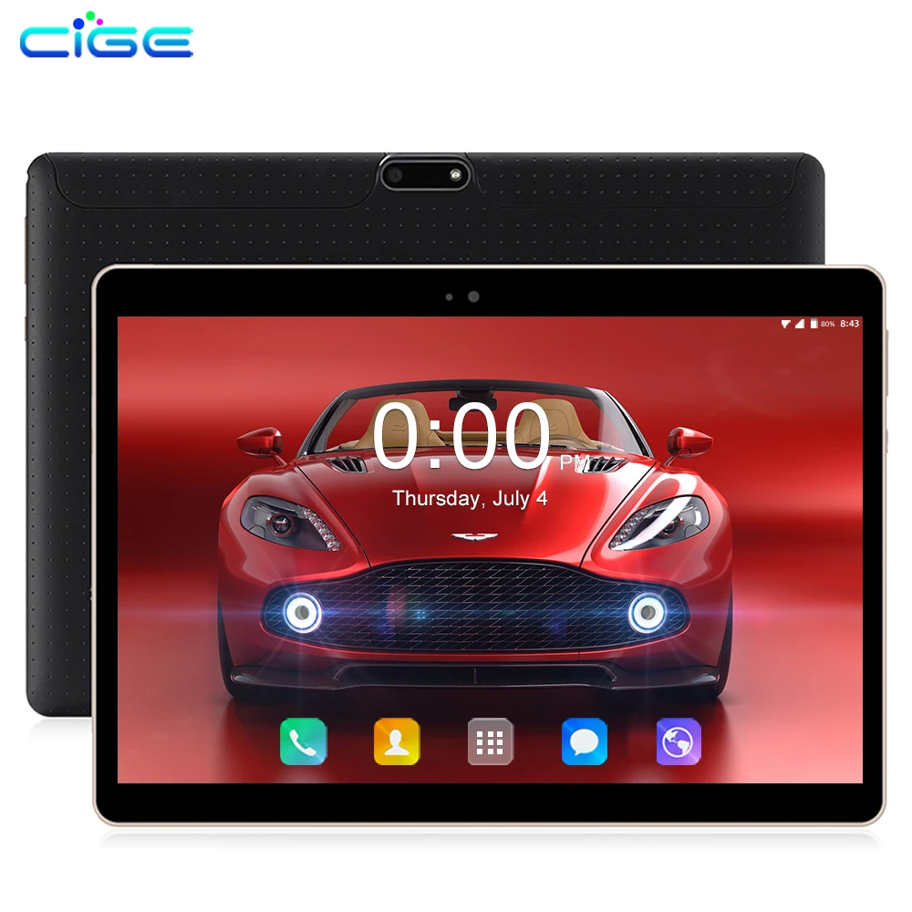 CIGE limited edition 10,1 дюймов 3g 4G Lte телефонный звонок двойная SIM Android 8,0 Восьмиядерный ПК планшеты WiFi планшетный ПК 7 8 9 10