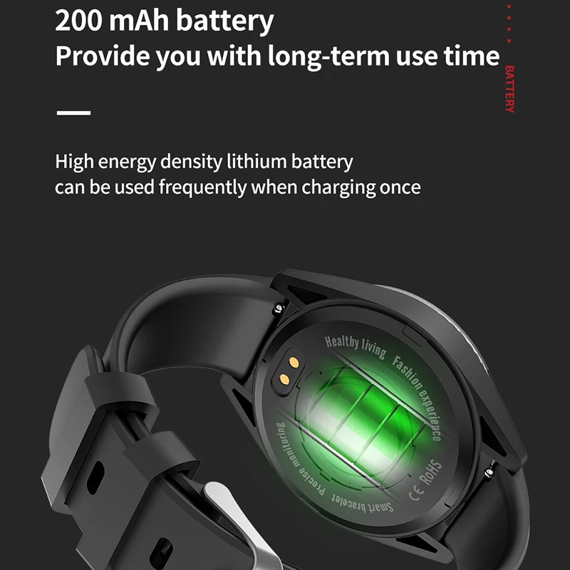 LIGE женский умный Браслет OLED экран монитор сердечного ритма кровяное давление фитнес-трекер спортивные Смарт-часы Android IOS