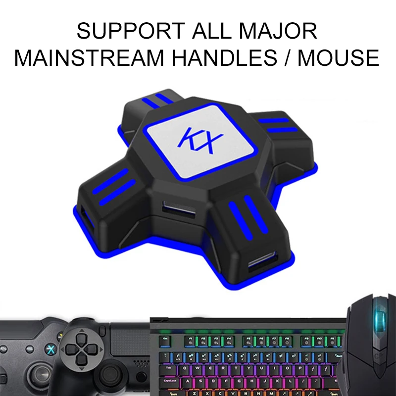 Для переключателя/Xbox/PS4/PS3 геймпад преобразования клавиатуры переходник для мыши геймпад контроллер видеоигры клавиатура переходник для мыши