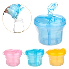 Draagbare Melkpoeder Formule Dispenser Voedsel Container Infant Bean Opbergdoos Voor Kids Baby Care Peuter Reizen Fles(China)