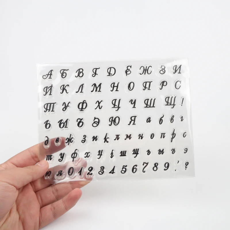 Alphabet Fondant Cake Stamp Silicone Mold Baking Tools alphabet stamps clear stamps silicone stamps
