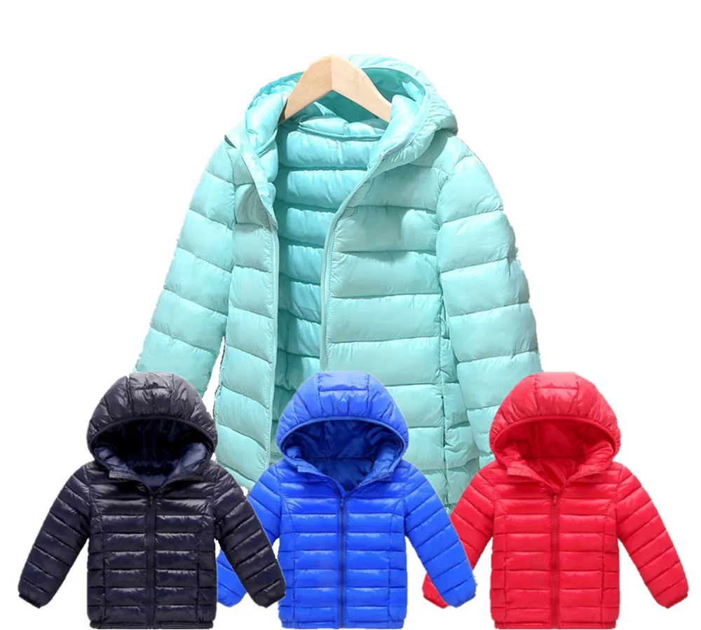 Coat Outwear Jacket Boys Cotton-Padded Girls Winter Children Fashion Warm