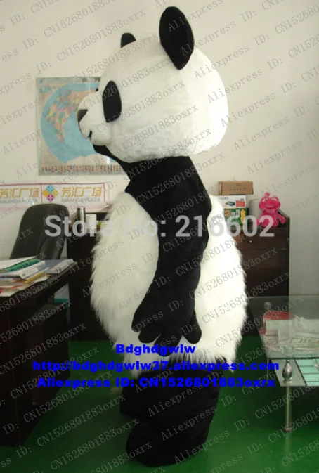 New Version Chinese Giant Panda Bear Mascot Costume Adult Cartoon Character  Drum Up Business Hilarious Funny CX4018 From 67,71 €